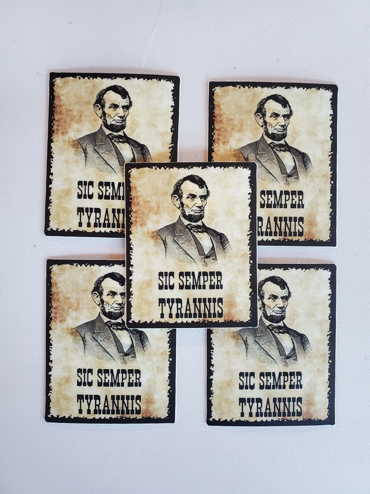 General Sherman WANTED POSTER Confederate States Civil War era poster STICKERS
