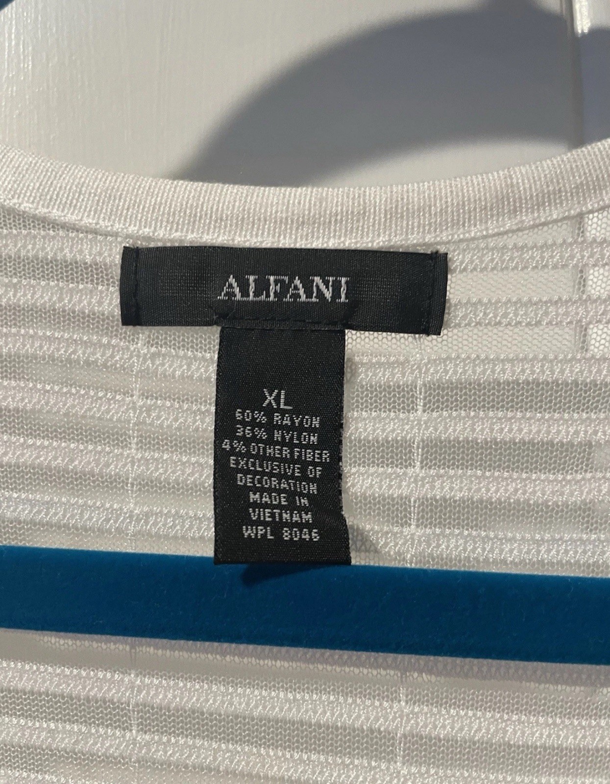 Women’s Alfani, Size XL, White Open Cardigan, Rayon/Nylon BEAUTIFUL