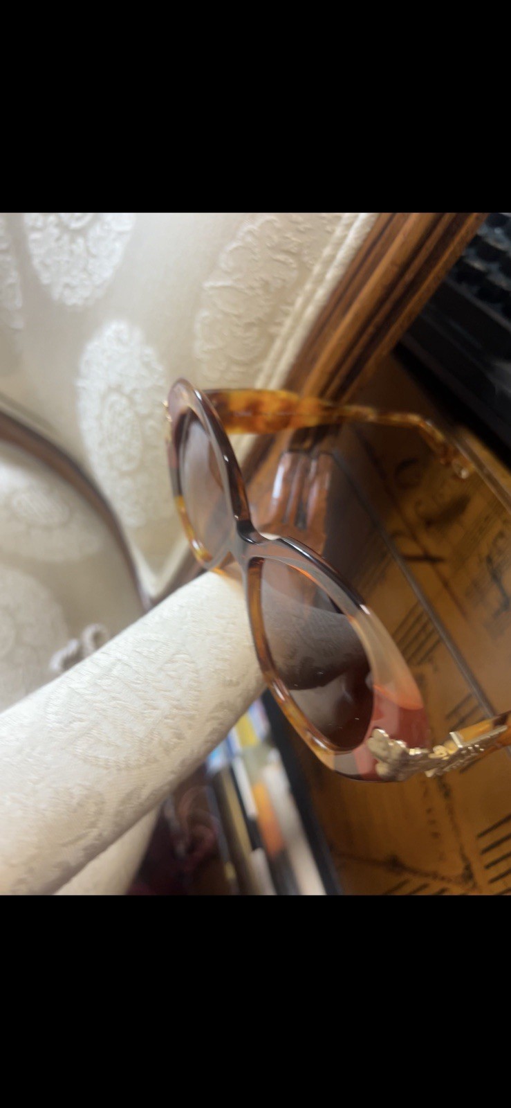 Chloé Women’s Oversized Tortoise Shell Brown Gradient Sunglasses UV400 135mm