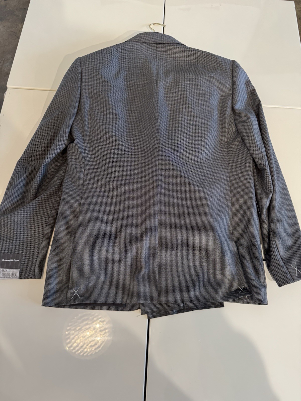 Ermenegildo Zegna Milano Drop 7 Grey Wool 2-PC Suit IT52 Made In Italy