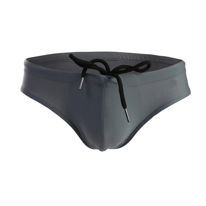 Men’s Swimming Trunks Low Waist Lacing Male Triangle Swimming Pool Wear Swims