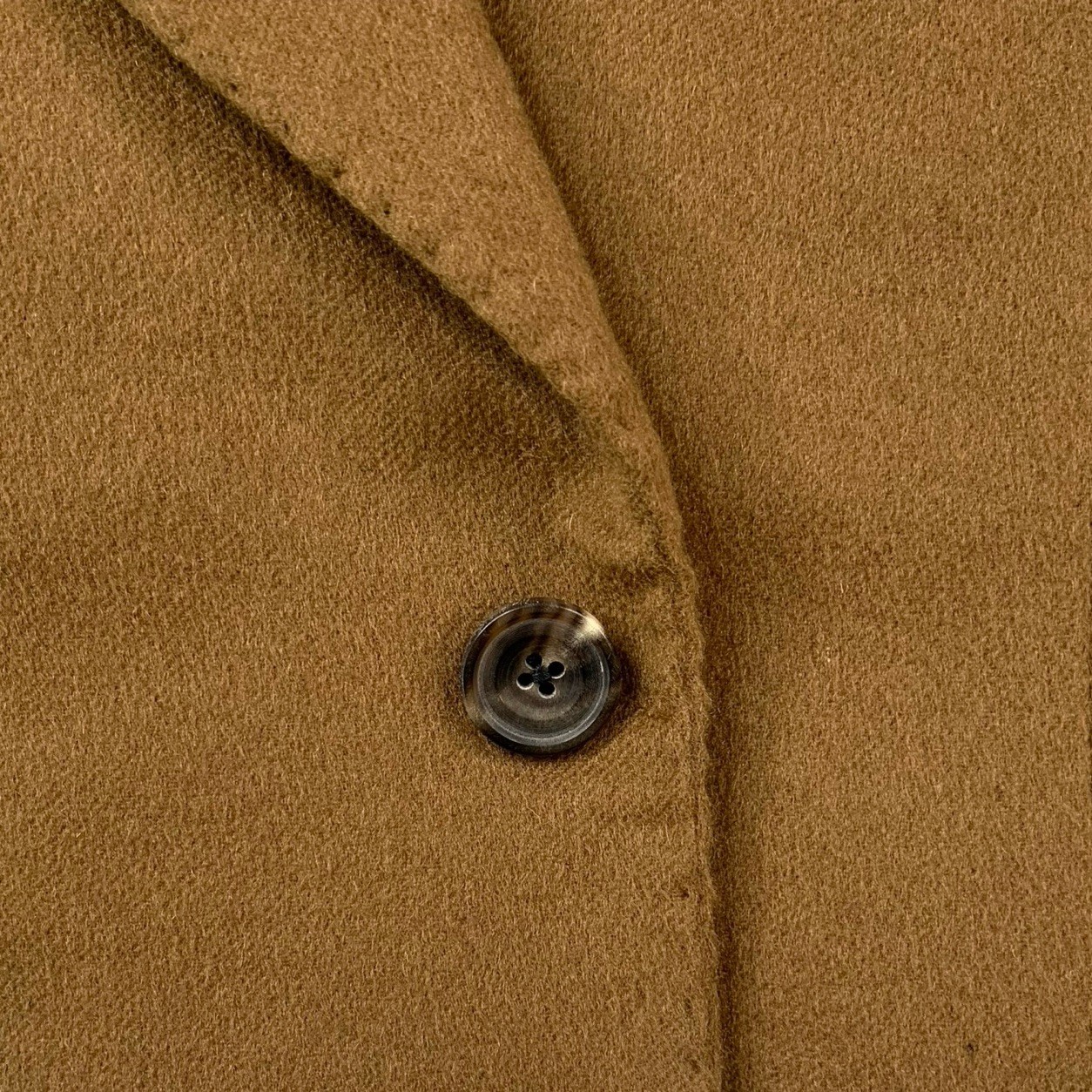 Bespoke 46 S Stephen Kempson 100 % Cashmere Solid Harvest Brown Made England