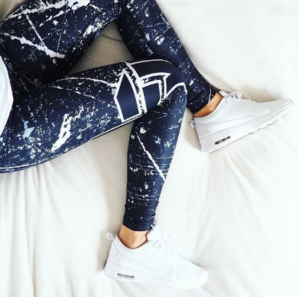 Women Gym Yoga Leggings Dye Leggings Breathable Woman Pants Unique Design