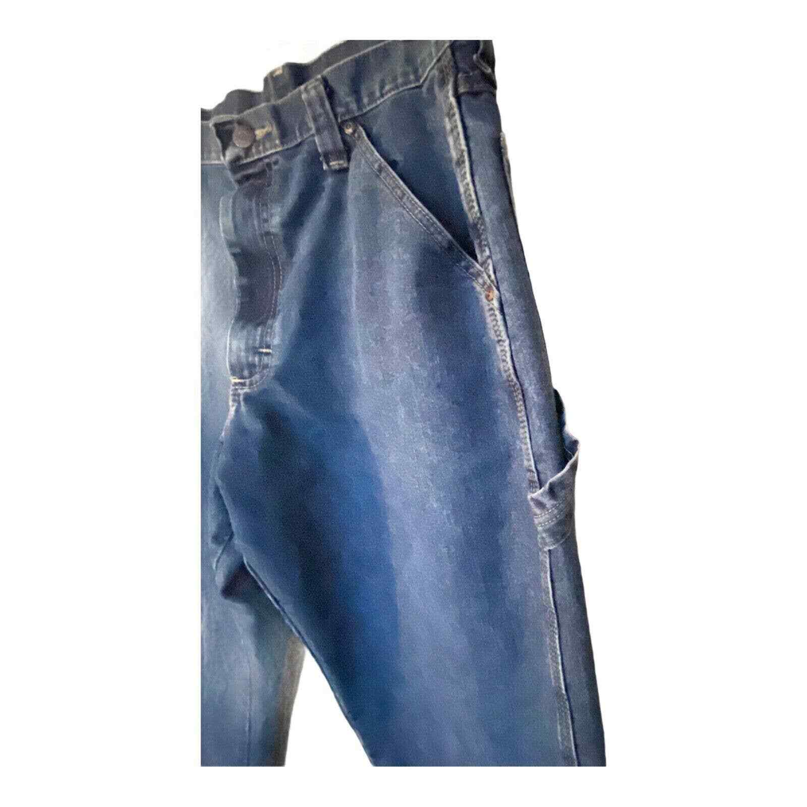 Wrangler Riggs Jeans Size 32×34 Workwear Men’s Five Pockets Comfort Denim Work