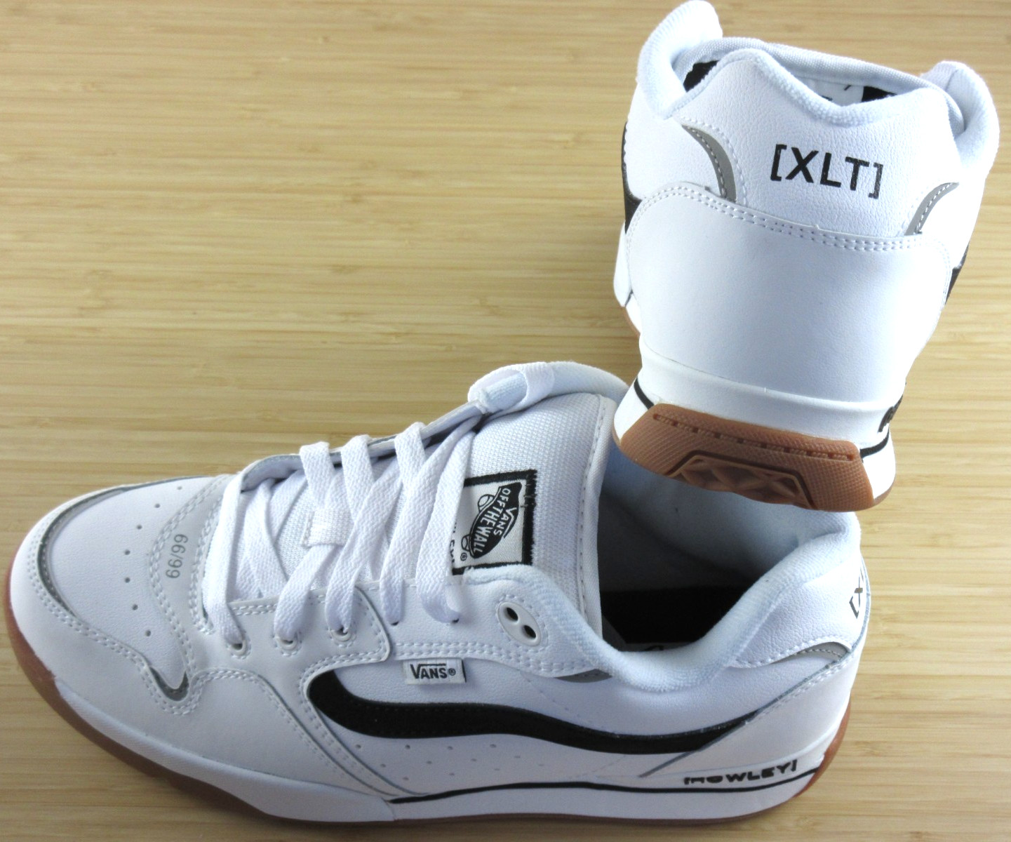 Vans Men’s Geoff Rowley XLT White Black Lace up Skate Shoes size 13 NEW
