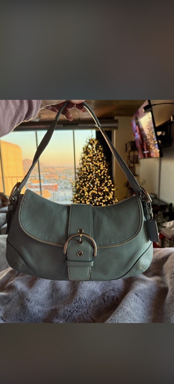 Light blue medium size coach soho bag from 2004!!!!!