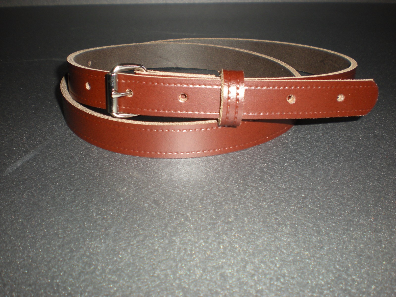 QUALITY LADIES 20mm LEATHER BELTS 8 COLOURS AVAILABLE SMALL TO XX LARGE £4.99