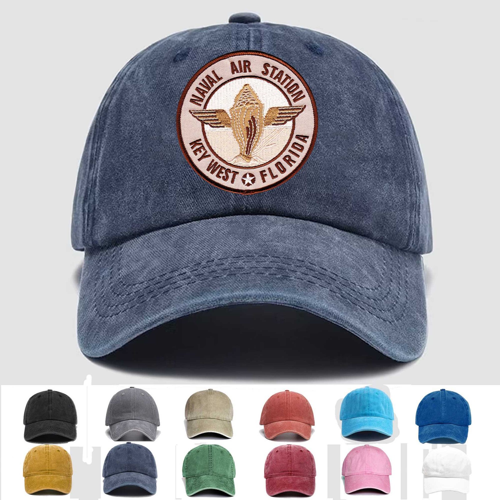 Custom Embroidered Hat Naval Air Station Nas Key West Florida Desert,Veteran Cap