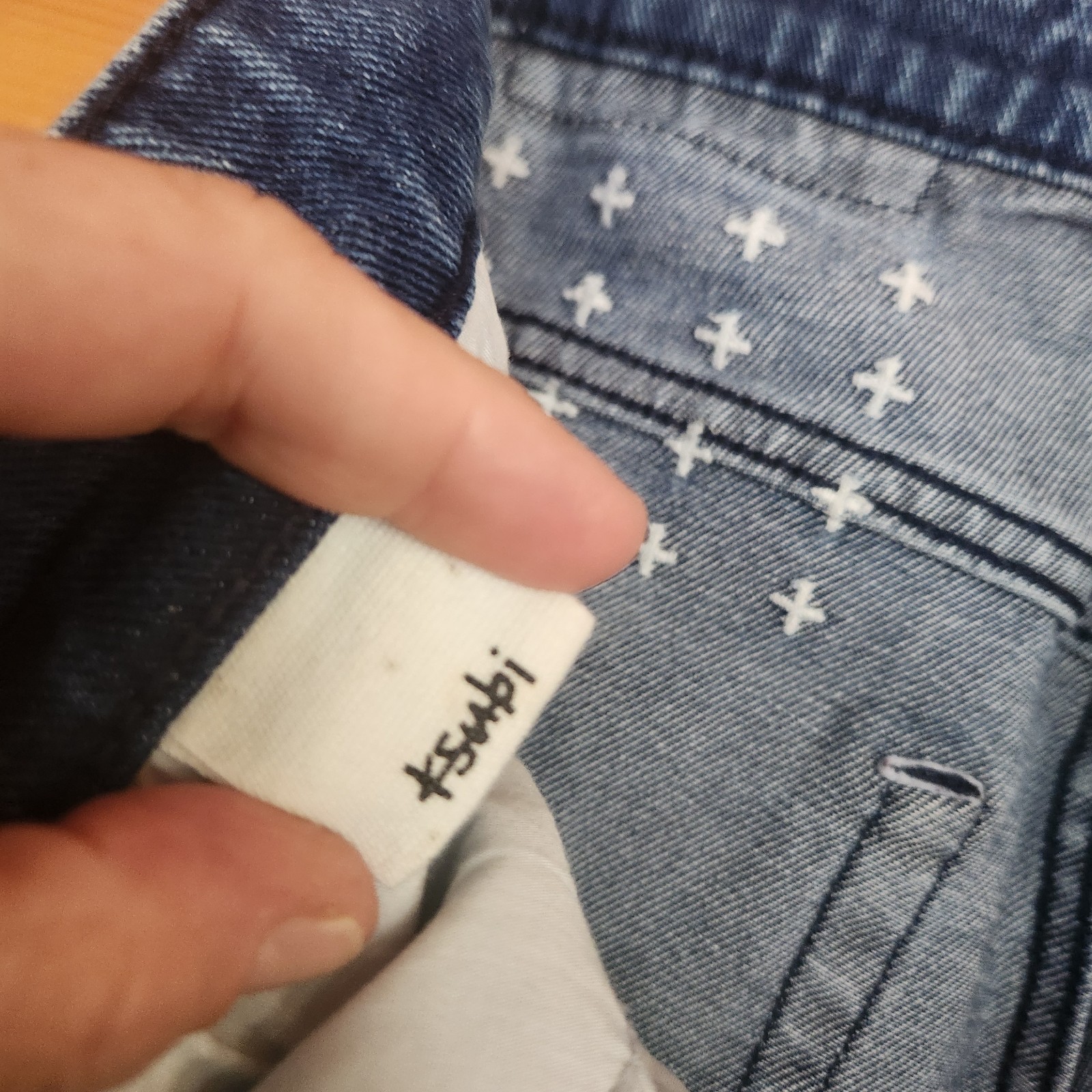 Ksubi Van Winkle 098 Trashed Dreams Stretch Jeans Distressed Embroidered Size 30
