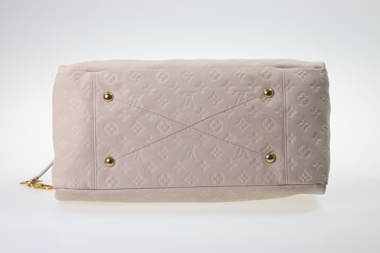 LOUIS VUITTON Artsy MM Monogram Empreinte Cream White
