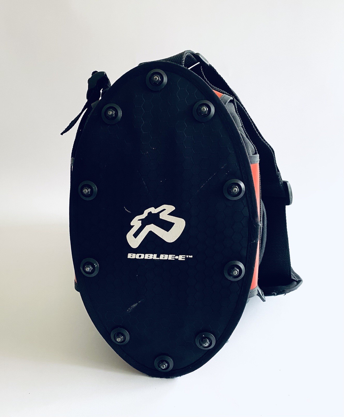 Boblbee Sport Hardshell Original Black + Orange Duffle Bag w/ Strap 22″ x 13.5″