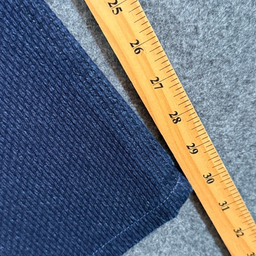 Gustin 341 Indigo Sashiko Textured Jeans Mens 38 Straight Fit USA Fits 36×30