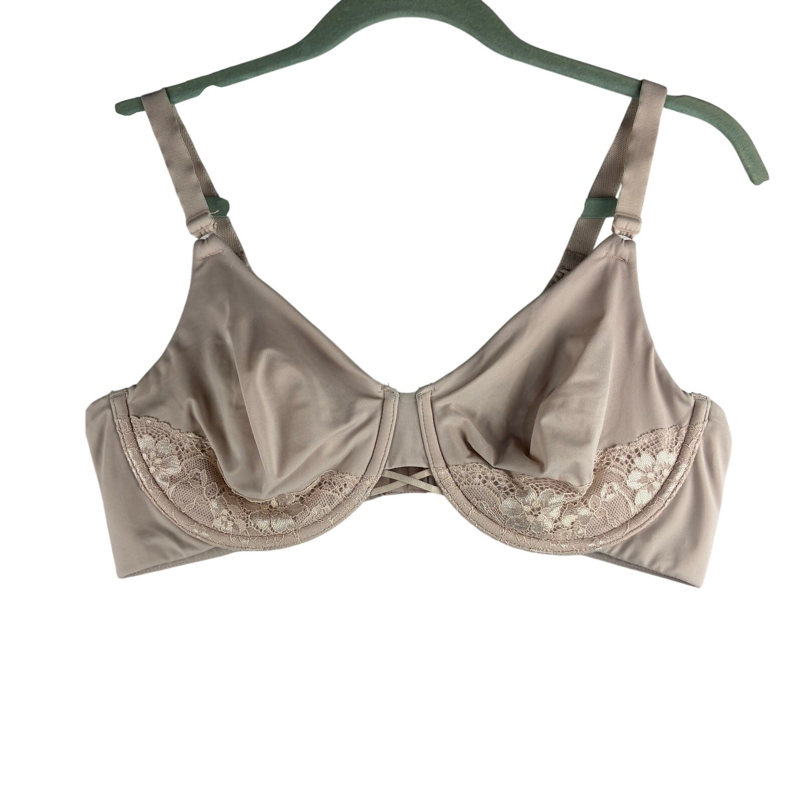 Vanity Fair Radiant Collection Bra 76571 40C Nude Full Coverage Back Smoothing