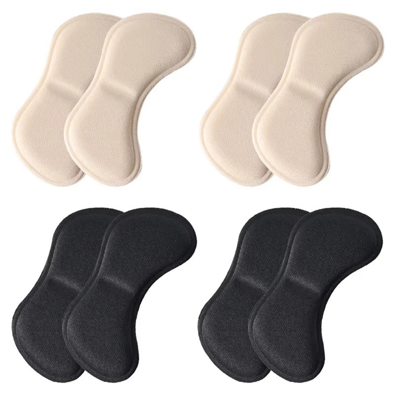 4 Pairs Heel Grips – Anti-Slip Cushion Pads for Loose Shoes & Blister Protection