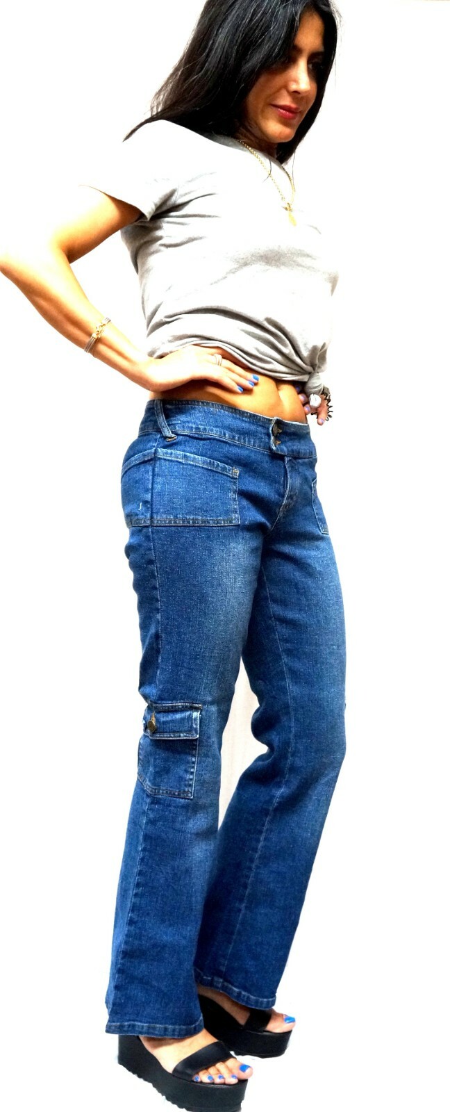Womens Cargo Utility Work Hiking Army Military Multi Pockets Combat Casual Pants