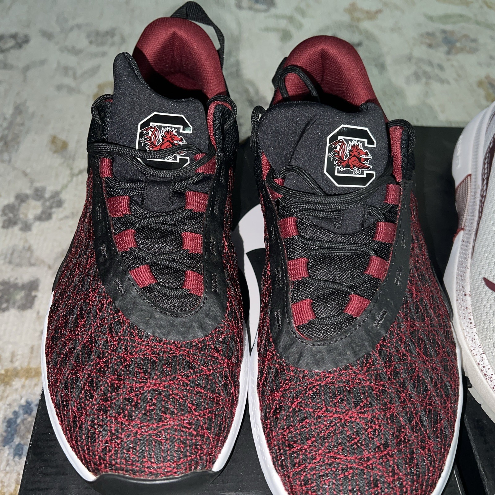 Under Armour UA Spawn 5 South Carolina Gamecocks Shoes both pairs in excellent
