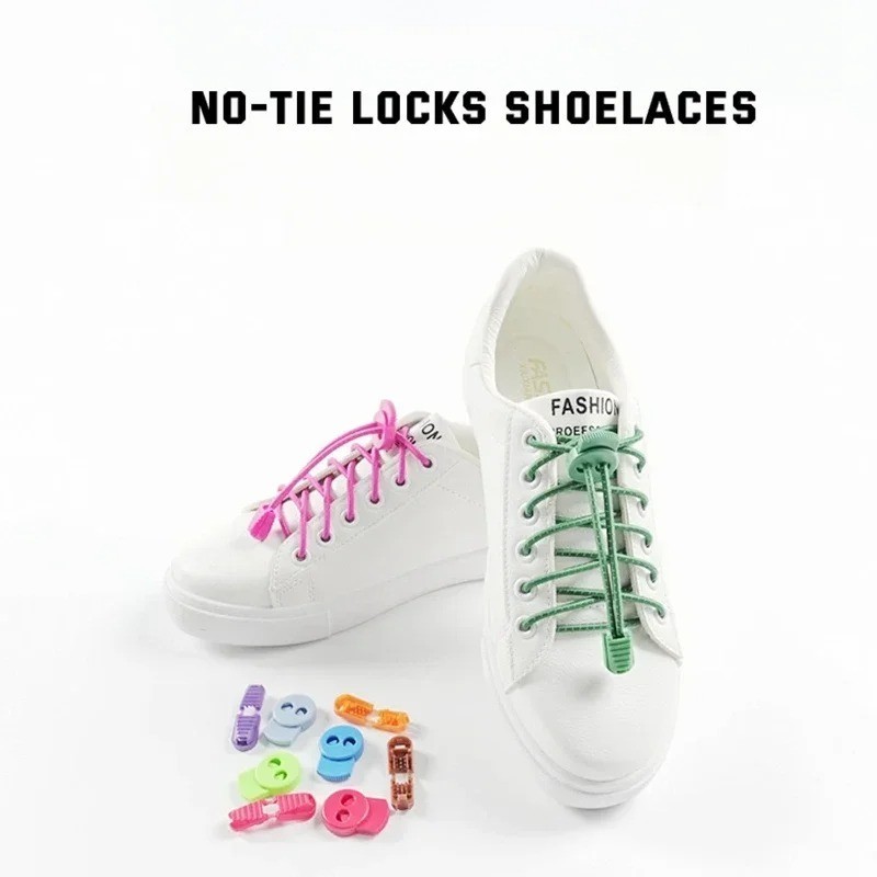 Lock Laces Elastic No Tie Shoelaces One Size Fits All