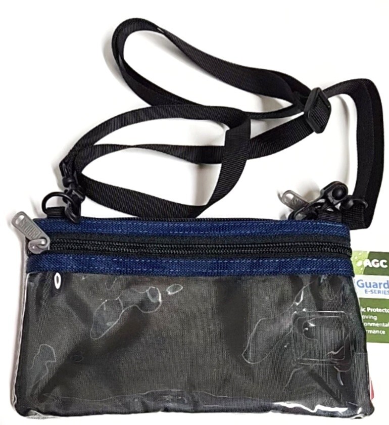 Chums Phone Case Shoulder Bag iPhone 12 Gray Basic Navy Dirt Water Repellant NWT