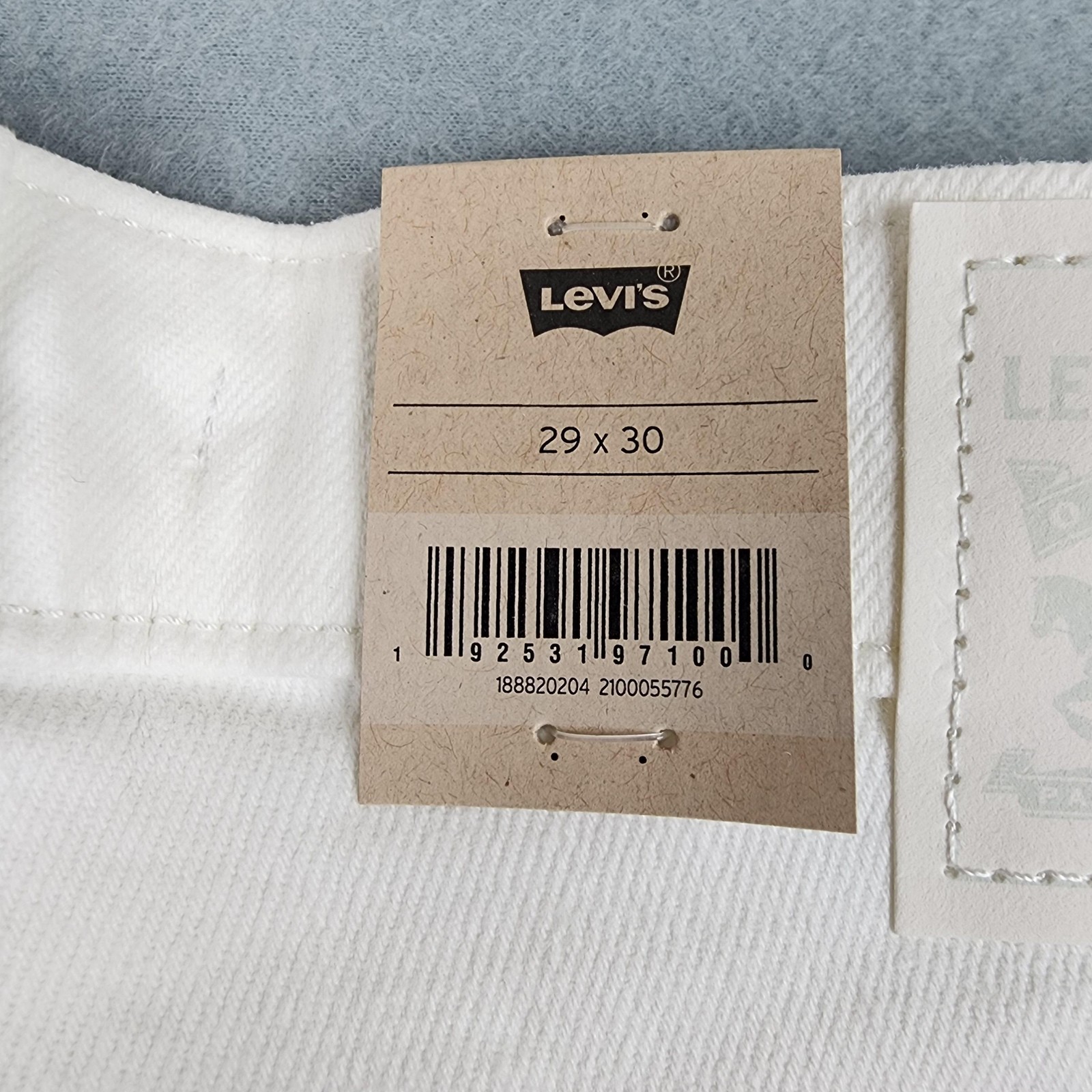 Levi’s 721 High Rise Skinny Jeans Womens 29×30 White Stretch Denim Casual NWT