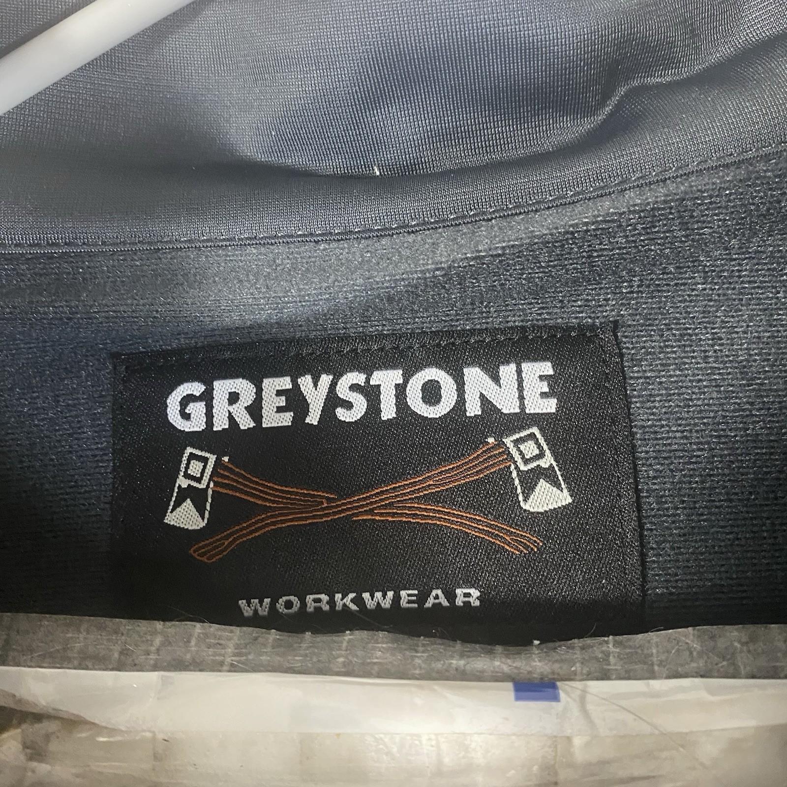 Greystone Big and Tall Track Jacket Mens 6XL Gray Full ZIp