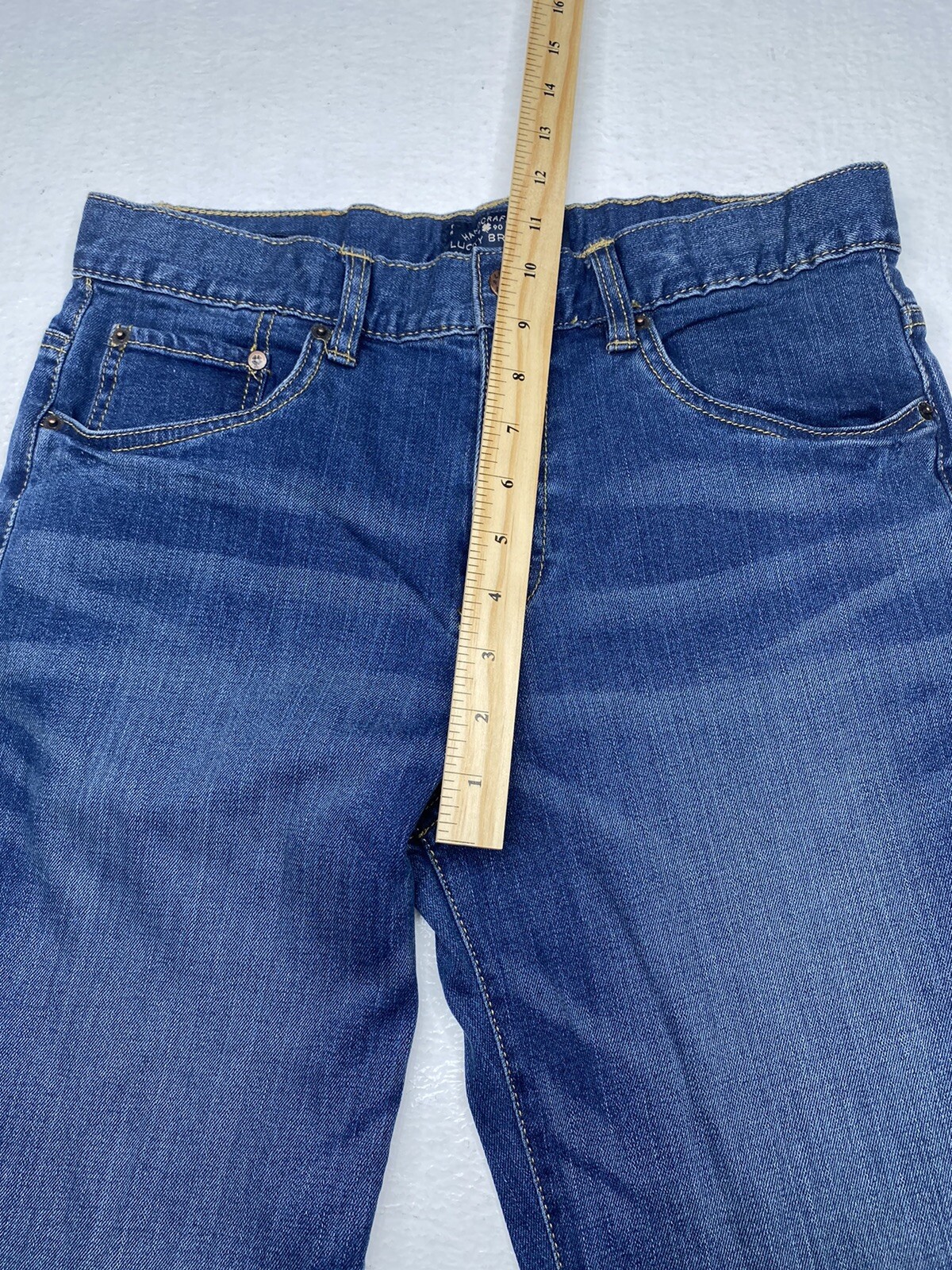 Lucky Brand Womens Straight Regular Medium Wash Denim Jeans Sz 20 30”W X 29”L