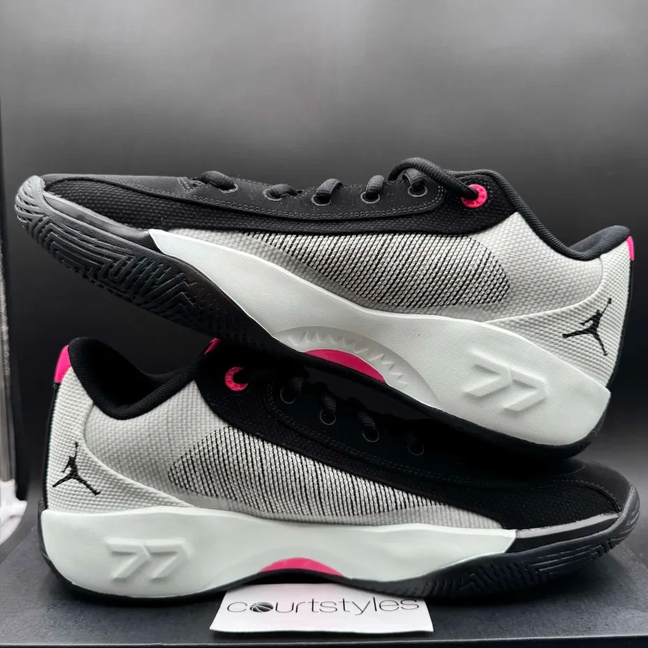 Size 13 Jordan Luka .77 Black Hyper Pink Barely Green HF0806-001