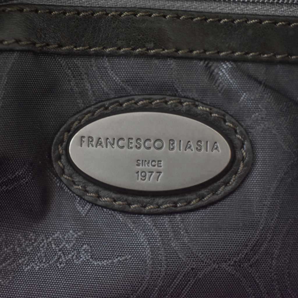 Francesco Biasia FRANCESCO BIASIA 2WAY handbag shoulder bag studs plain green kh