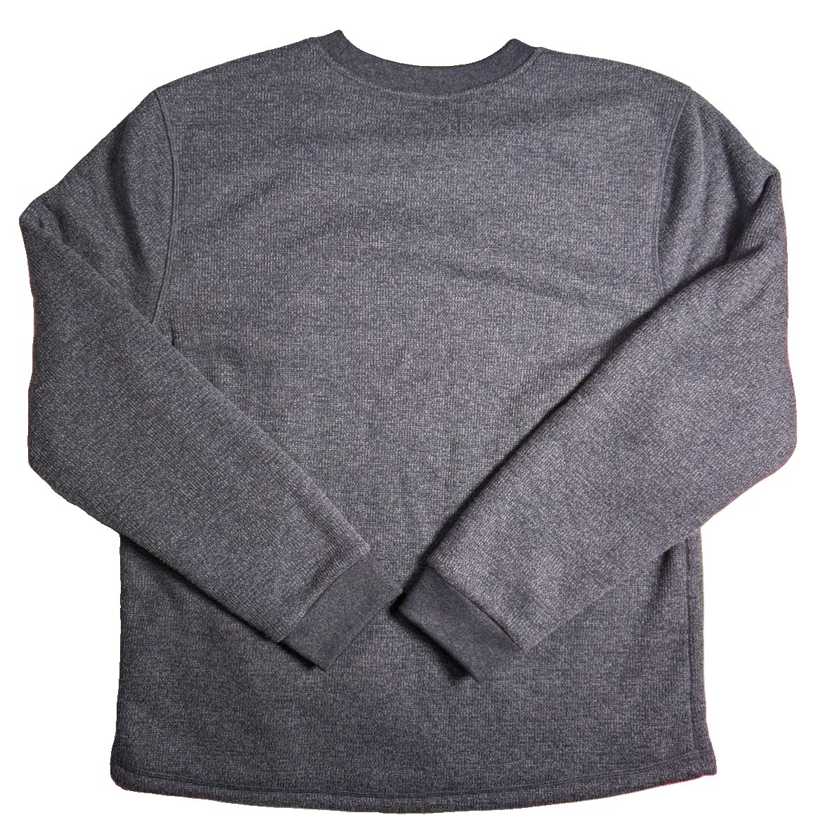 B.C. Clothing Co. Heritage Mens Sherpa Lined Crewneck Pullover Grey/Blue XL EUC