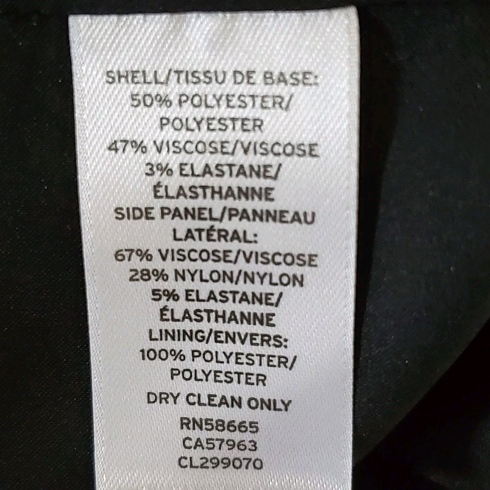 CLASSIQUES ENTIER Wear to Work Dress Sleeveless Sheath 3 Pattern Black & Gray M