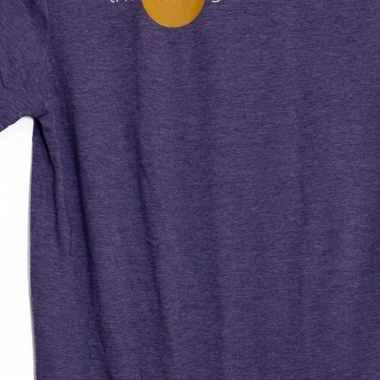 Anvil Purple Charity Water Graphic Tee Size S Unisex Short Sleeve Cotton Blend