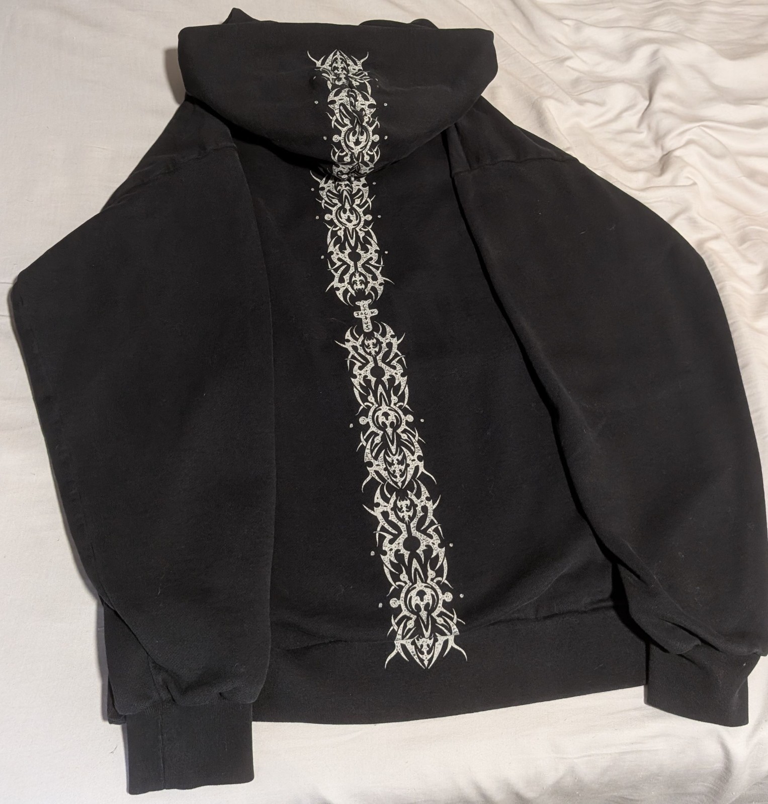 RARE exclusive discontinued Cactus Jack Tribal studded Pullover Hoodie Cotton L