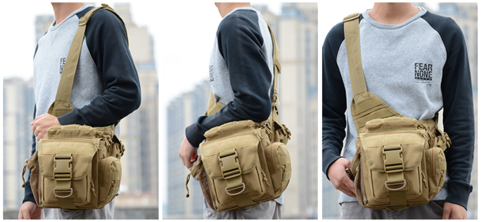 Outdoor Sport Military Multi-functional Tactical Messenger Shoulder Camera Bag