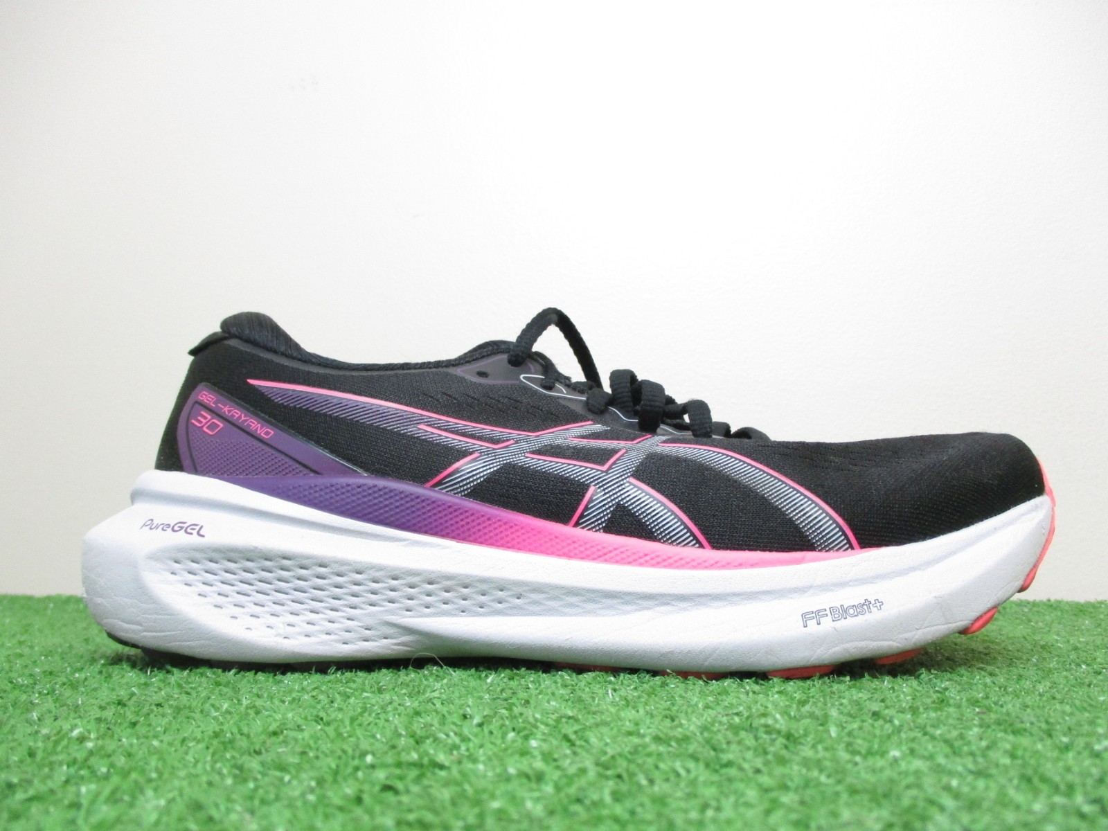 Asics Gel-Kayano 30 Womens Size 8 Medium B Black Purple Pink Sneakers 1012B357