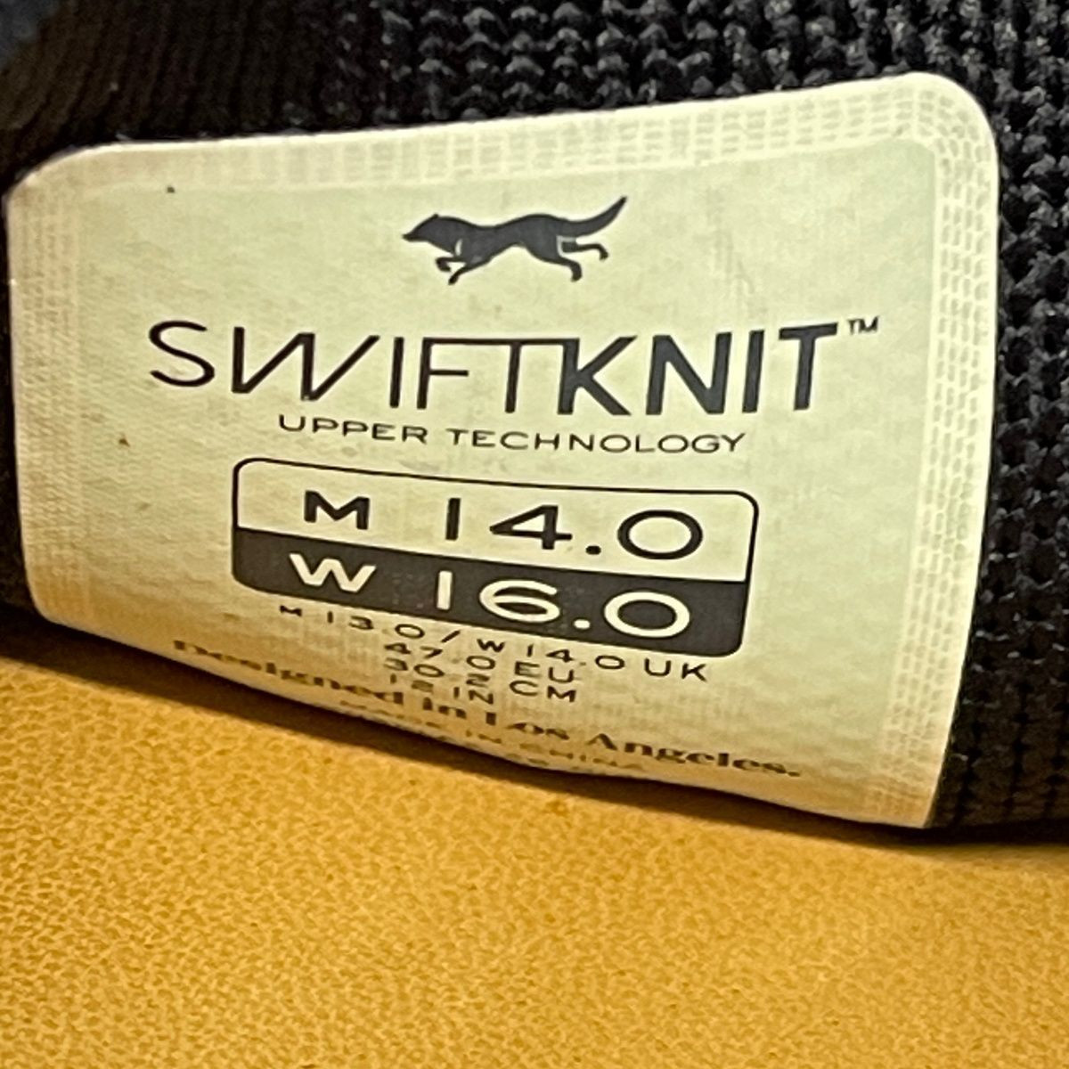 WOLF & SHEPHERD SwiftKnit Derby Casual Shoes Unisex Size M4/W6 Navy