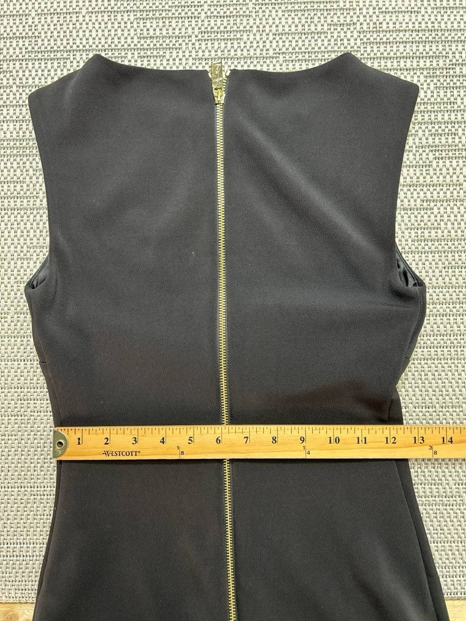 Ted Baker Dress Womens 1 Us 4 Black Bodycon Midi *