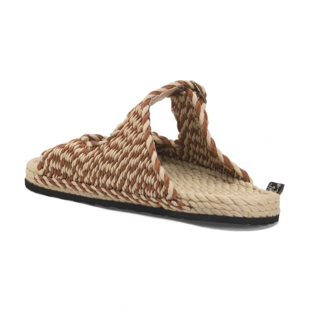 Nomadic State of Mind Romano Rope Sandals Camel Cream Vegan Slides Womens 9 NEW