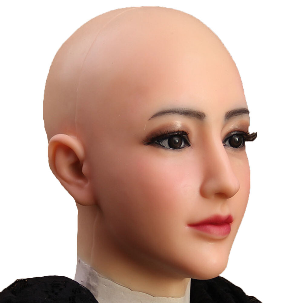 Dokier Silicone Crossdresser Full Bodysuit With Headgear Breast Forms Body Suits
