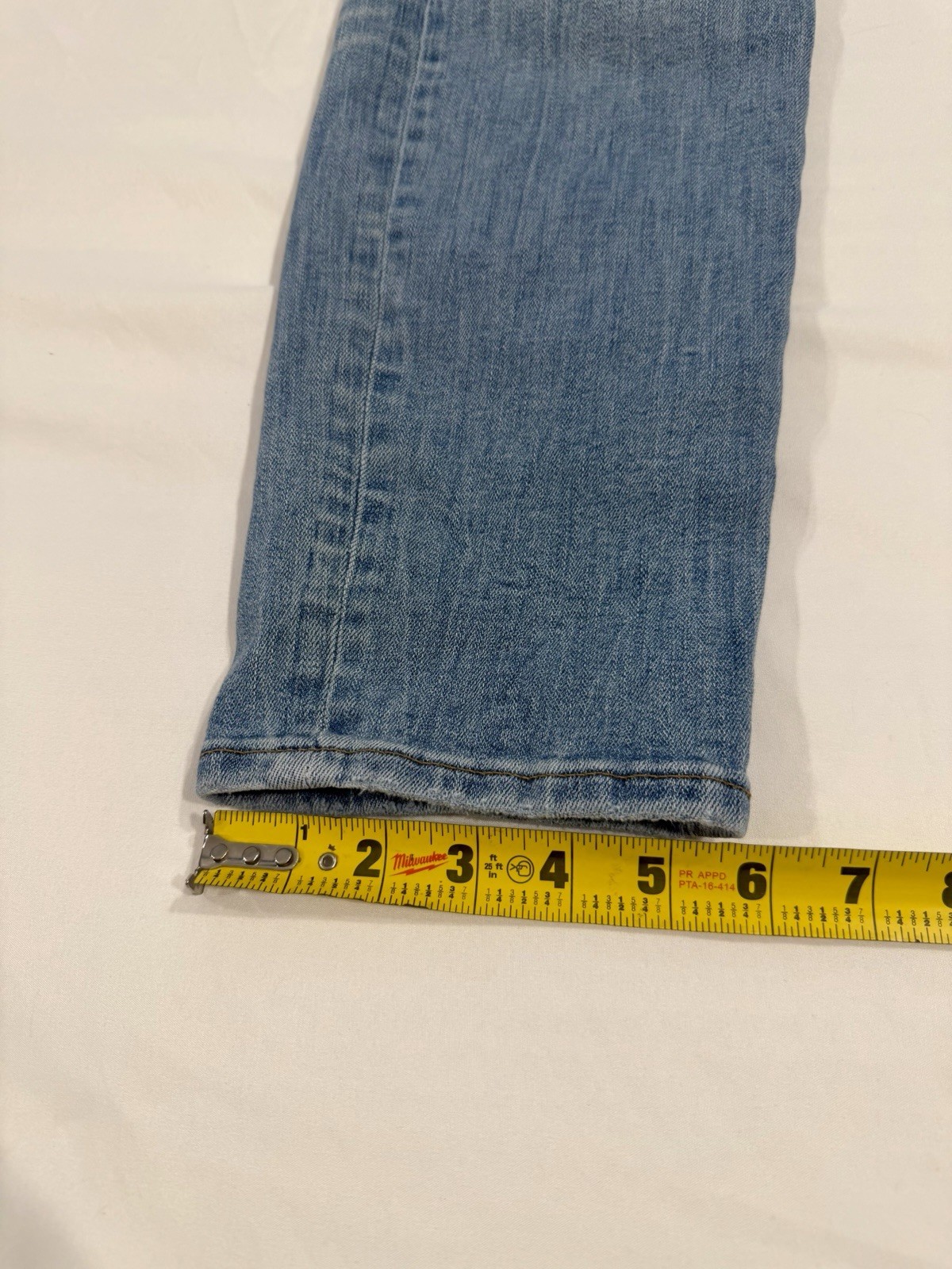 American Eagle Airflex+ Mens Jeans 29×30 Athletic Fit Blue Denim Distressed
