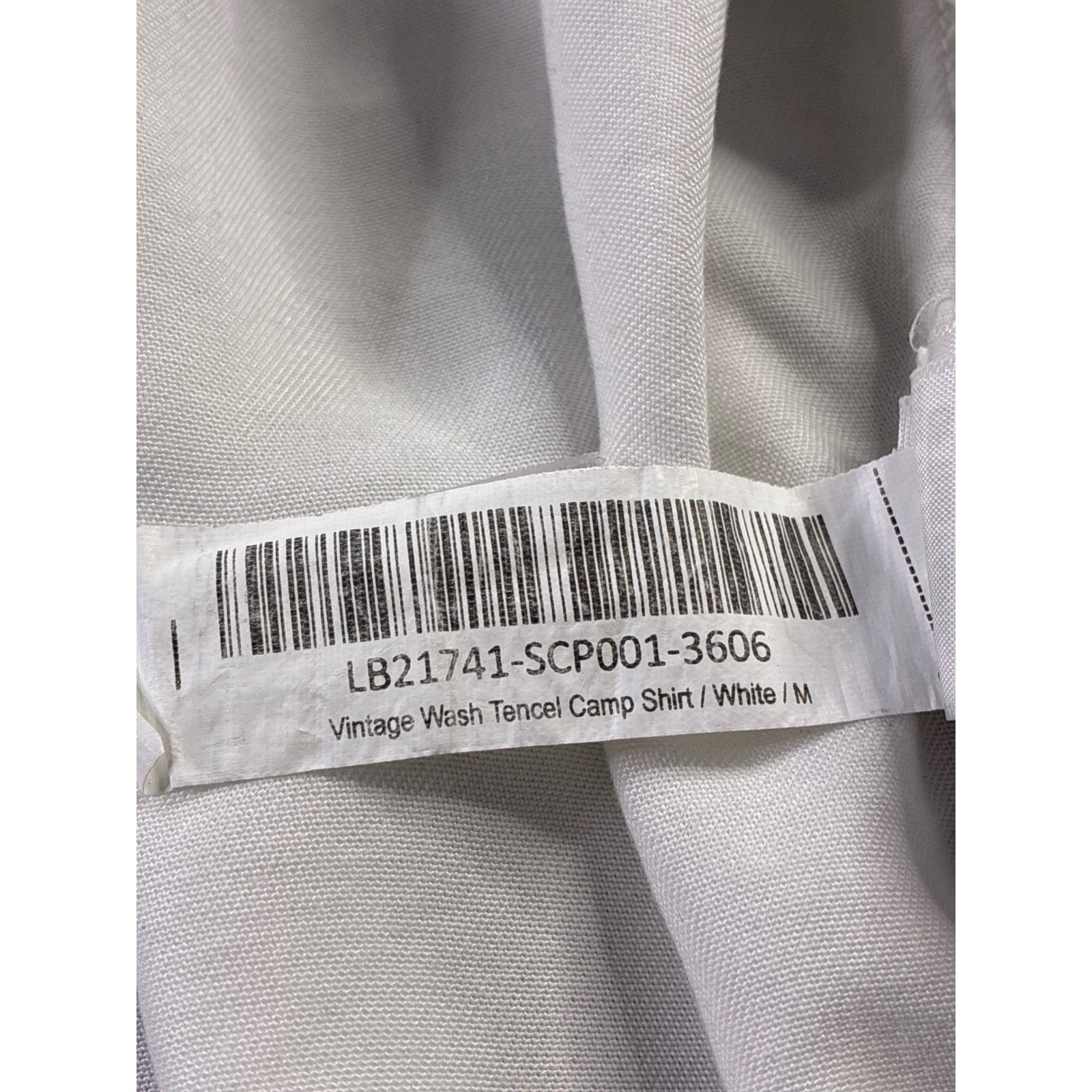 Quince Vintage Wash Tencel Camp Shirt White Short Sleeve Button Down Womens MED