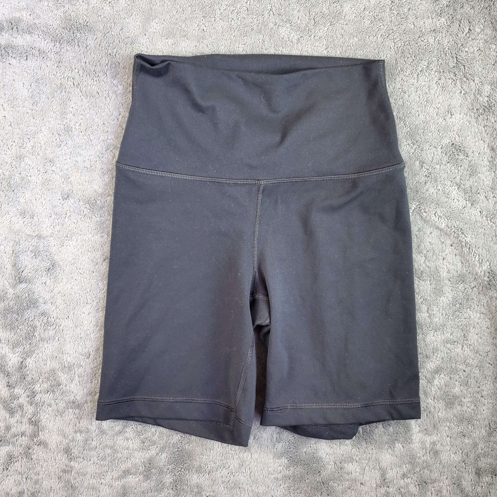 Yogalicious Shorts Womens S Black Lux Everyday 7″ Short Biker Active Yoga Gym