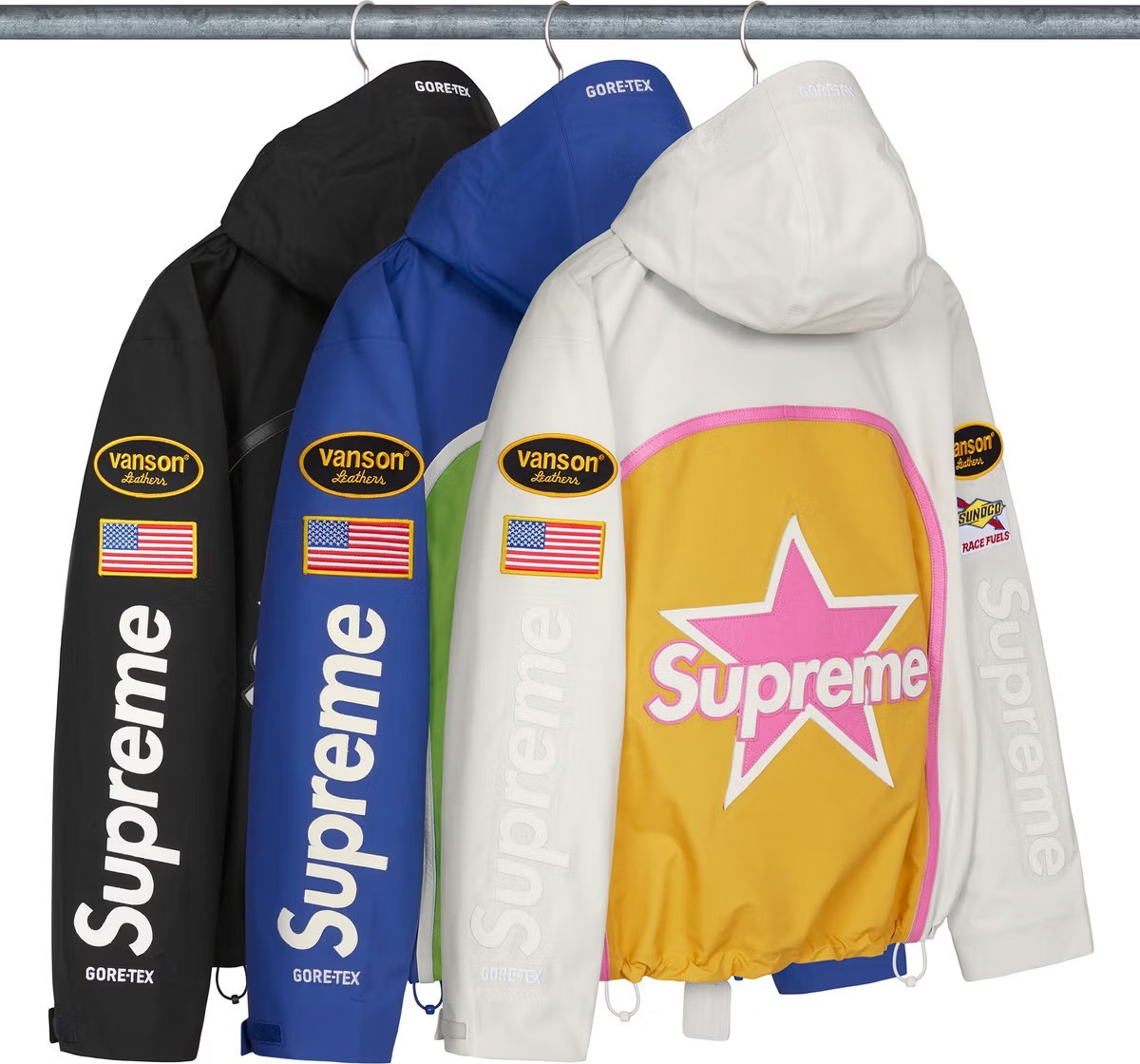 Sup reme® Van son Leathers/GORE-TEX Shell Jacket Royal