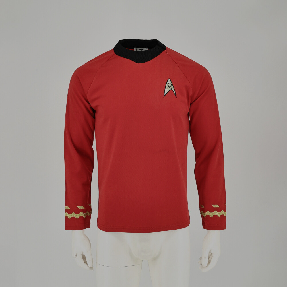 Cosplay The Original Series Kirk Gold Spock Blue Red Shirt TOS Starfleet Uniform
