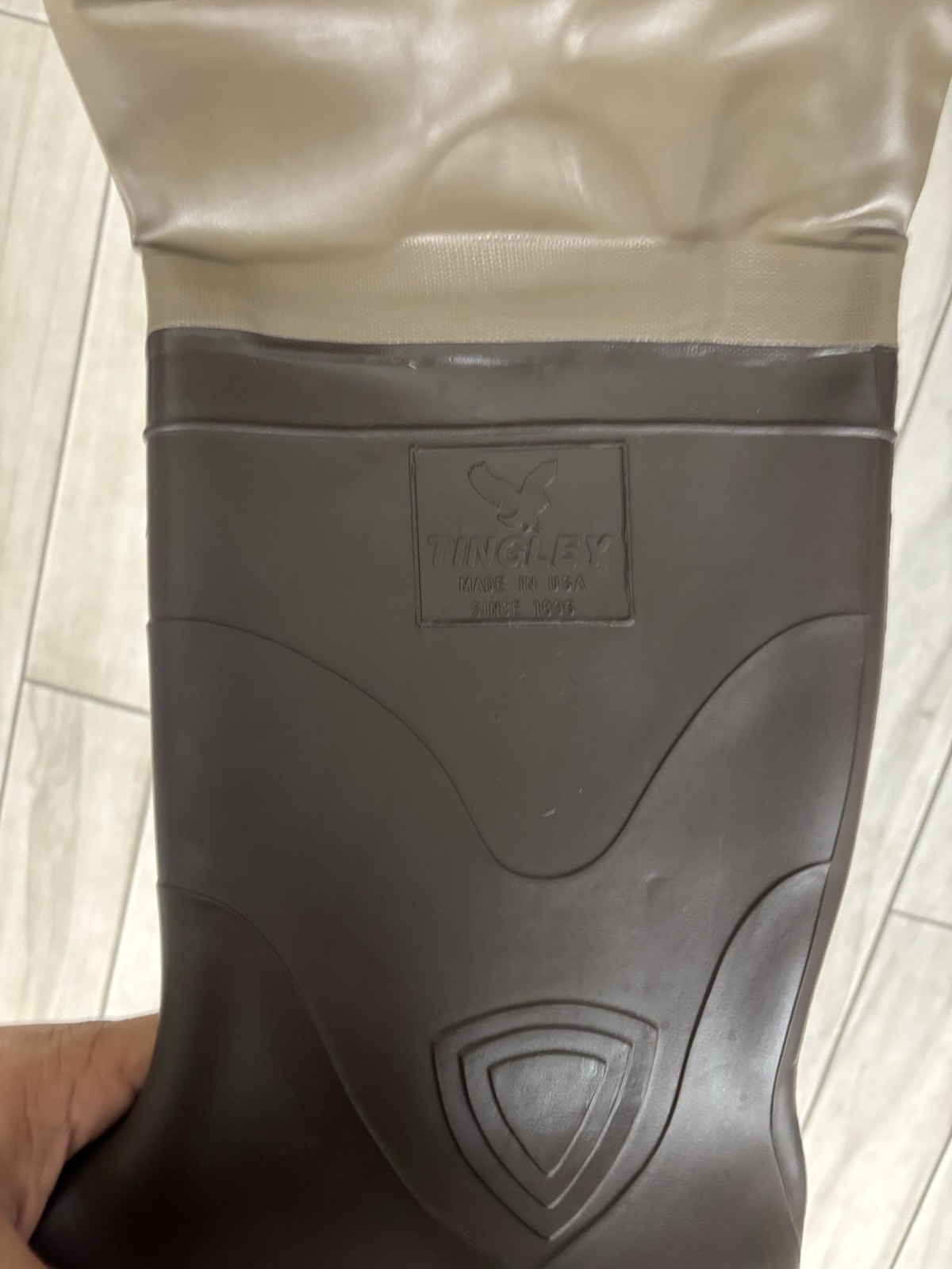 Chest Waders, Tingley, Brown. Size 8