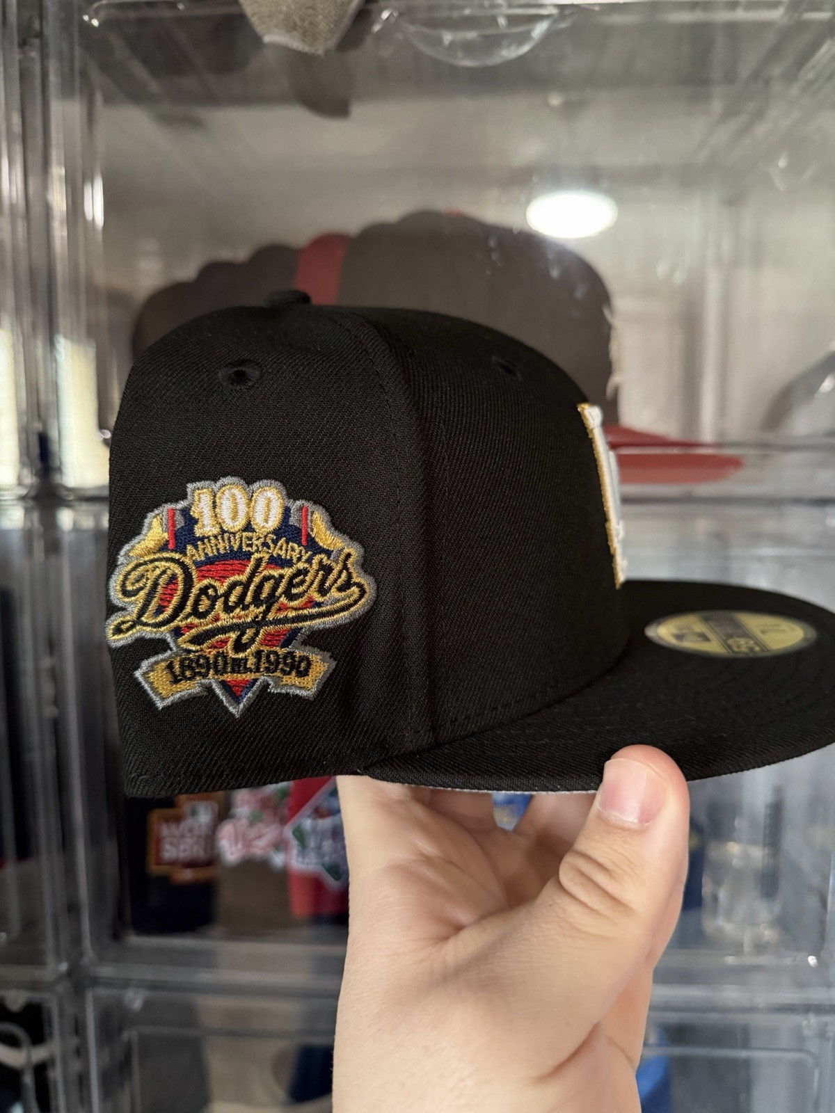 Los Angeles Dodgers New Era 59Fifty Fitted Hat Cap Size 7 3/8 Baseball MLB New