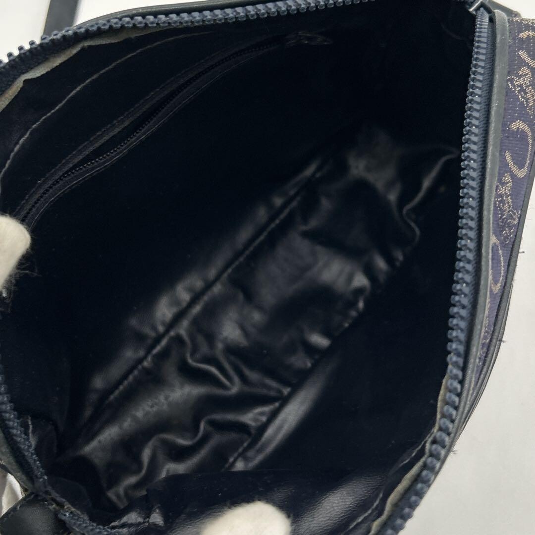 Celine C Macadam Crossbody Bag Navy Sally Camera Bag Logo Vintage From Japan