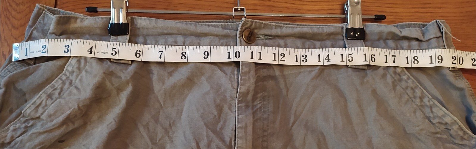 Carhartt Shorts Mens W40 Grey Cargo Utility Carpenter B147 FAT Paint Marks Work