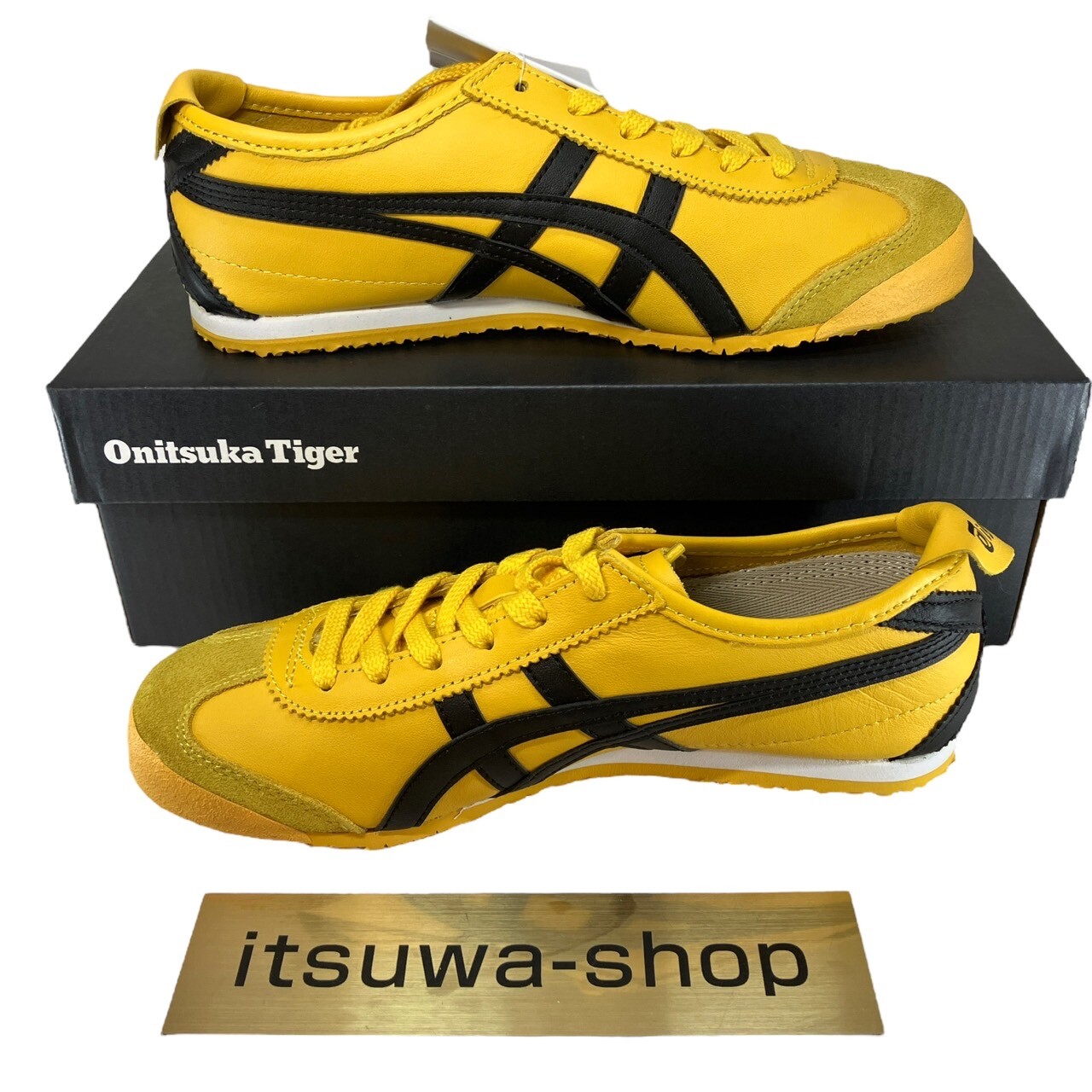 Onitsuka Tiger MEXICO 66 1183C102 751 YELLOW BLACK US 3.5-11 Brand New