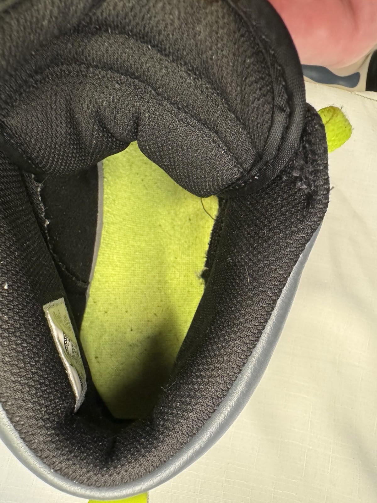Nike Dunk 6.0 Premium High Grey Volt Black Mens Size 10.5 Sneakers 506266-007
