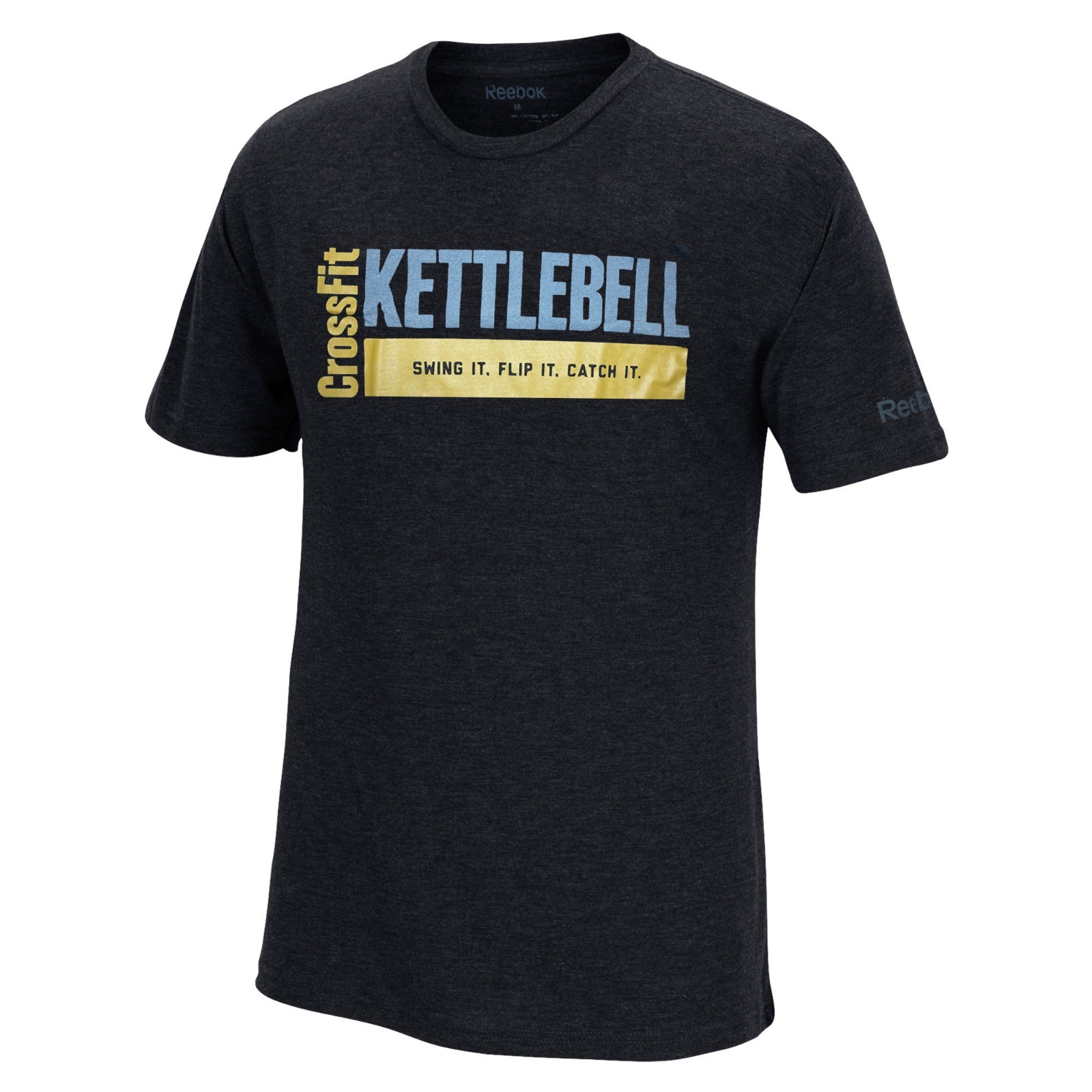 Reebok CrossFit Specialty Course “Kettlebell” Men’s Grey Tri-Blend T-Shirt