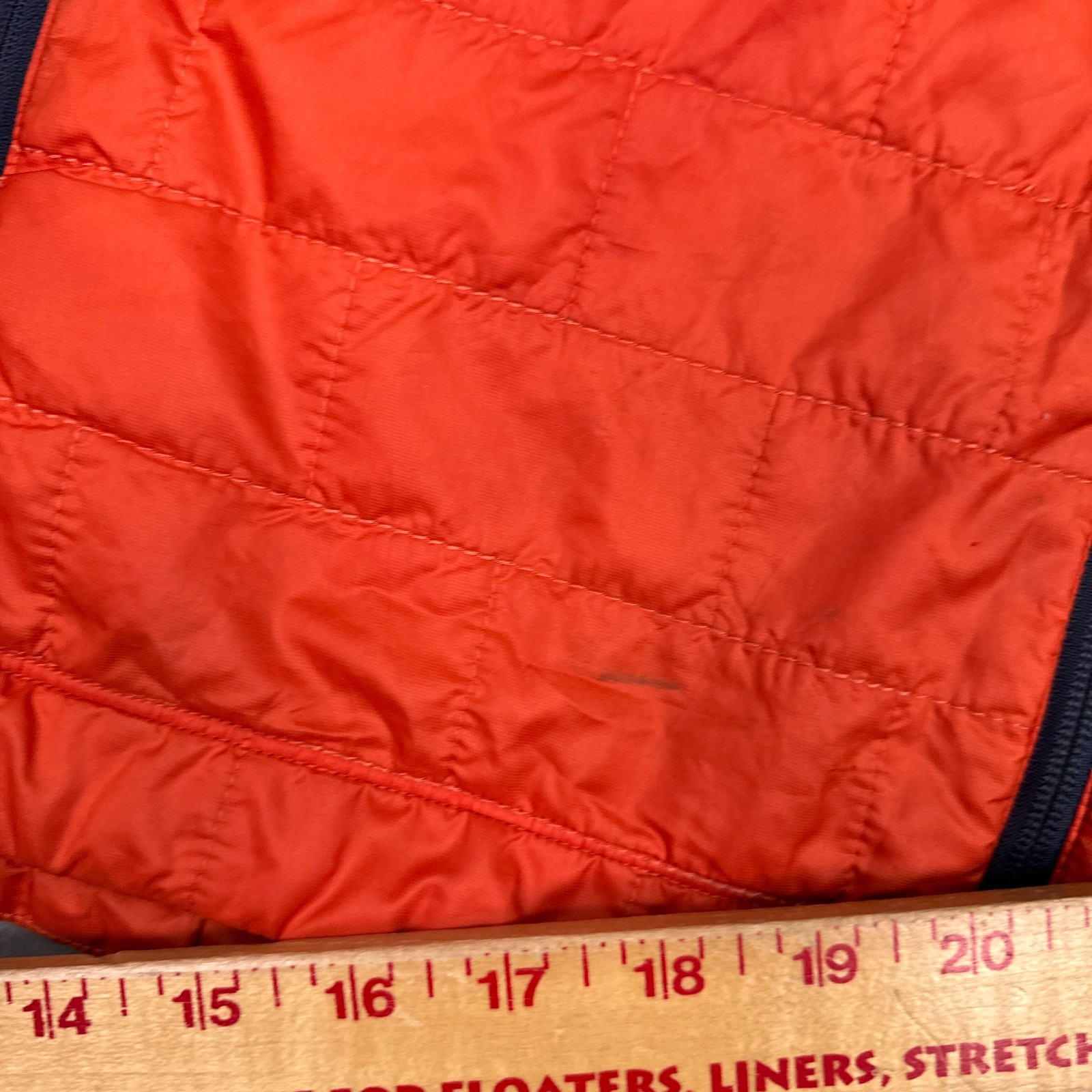 Patagonia Jacket Men Extra Large Orange Nano Puff Hiking Trail Camp Trek Commute